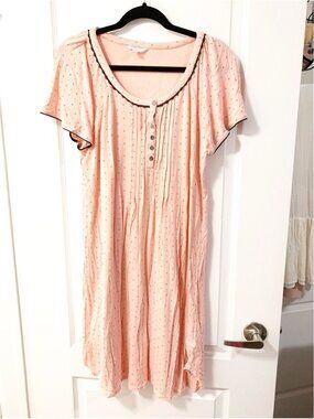 Y2K vintage Women’s Secret Treasures Nightshirt Gown Dress polka dots 90s fairy